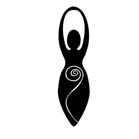 Divine Feminine Symbol Tattoo - template