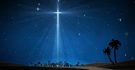 Christmas Artwork Bethlehem Star | Motion Video Background