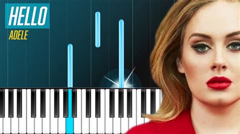 Adele - ''Hello'' (PIANO TUTORIAL) - YouTube