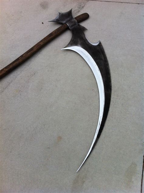 KUSTOM STEEL: Grim Reaper Scythe Aluminum and pine Prop for...