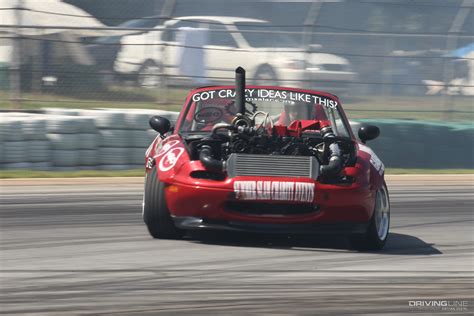 ZOOM-ZOOM, Here It Cummins! The Diesel Drift Mazda Miata | DrivingLine