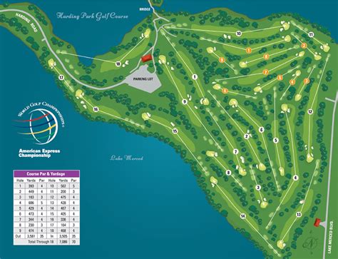 Harding Park Golf Course Map - 99 Harding Road San Francisco CA 94132 ...