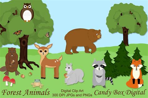 animals clipart forest 10 free Cliparts | Download images on Clipground ...