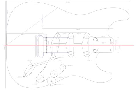 Fender Stratocaster Guitar Templates | Electric Herald