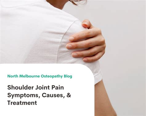 Shoulder Joint Pain — Symptoms, Causes, & Treatment - North Melbourne ...