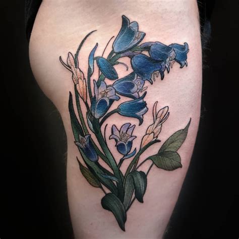 @majabohemien | Blue bell flowers, Bluebell tattoo, Wildflower tattoo