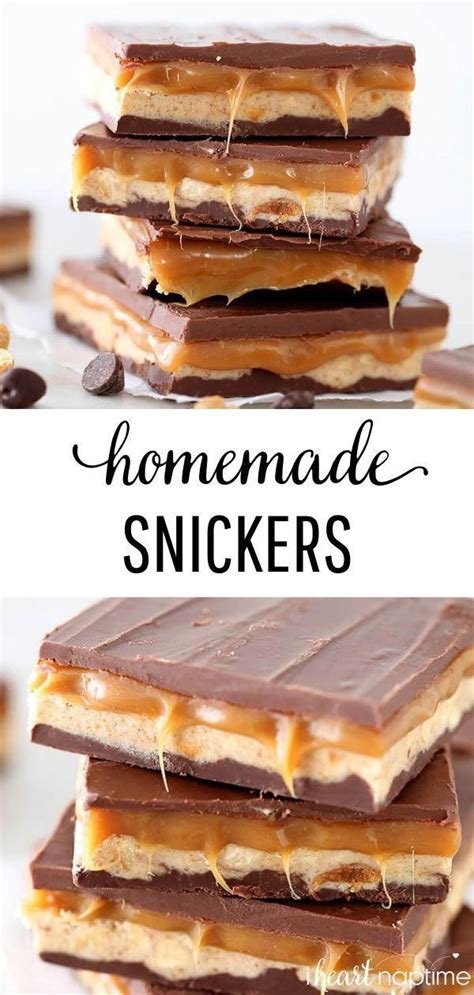 This Homemade Snickers recipe tastes better than the real thing! These ...