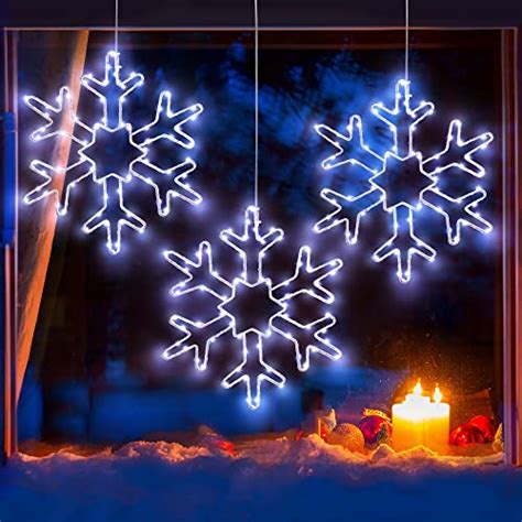 Brighten Your Home with the Best Snowflake Window Lights!