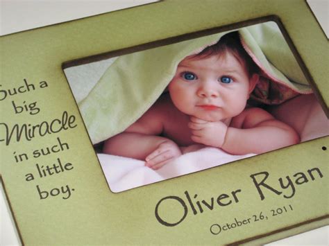 Personalized BABY Frame 4x6 Photo Frame Name and Birth Date | Etsy ...