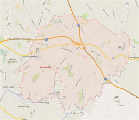 Monroeville, Pennsylvania Map