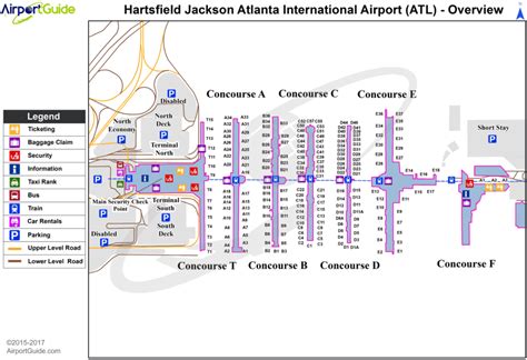 Map Of Atlanta Airport Terminal - Rania Catarina