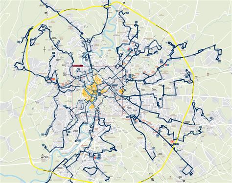 Bus Lines Rome Italy Map - Gennie Clementine