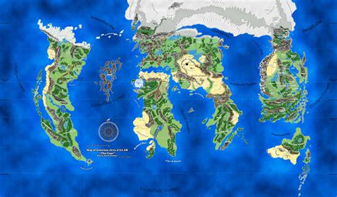 Fan-made Golarion map by DarthSunshine42 on DeviantArt