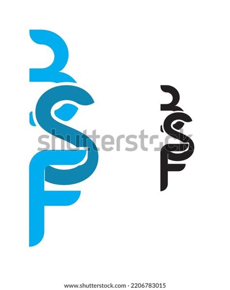 Bsf Logo Design Bsf Letters Vector Stock Vector (Royalty Free ...