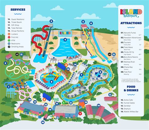 Park Map - Island Waterpark