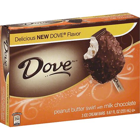 Dove Ice Cream, Peanut Butter Swirl with Milk Chocolate | Sandwiches ...