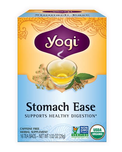 Stomach Ease Tea | Yogi Tea | Yogi tea, Herbal detox tea, Organic ...