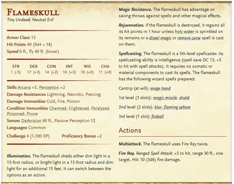 5E Flameskull: A Powerful, Underrated, & Versatile Enemy - Assorted Meeples