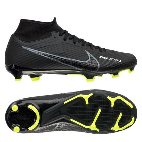 Nike Air Zoom Mercurial Superfly 9 Academy MG - Black/Dark Smoke Grey ...