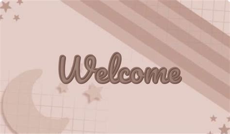 Aesthetic Brown Welcome Banner | Presentasi, Templat power point, Papan ...