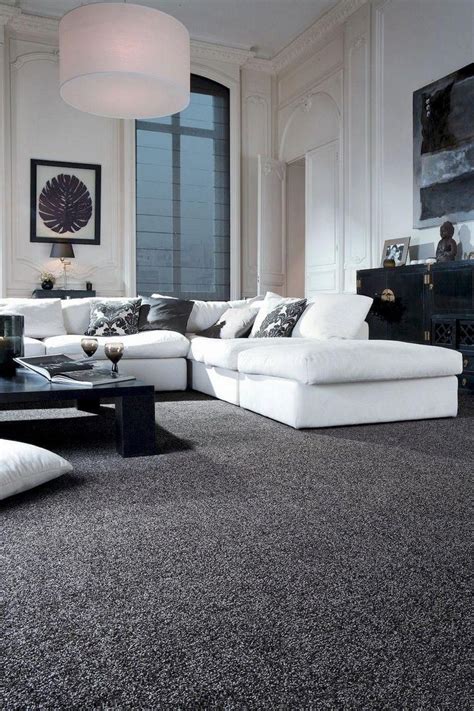 30+ Modern Grey Carpet Living Room - DECOOMO