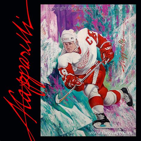 “The Captain” Steve Yzerman Stanley Cup Playoff-Winning Goal – Tony ...