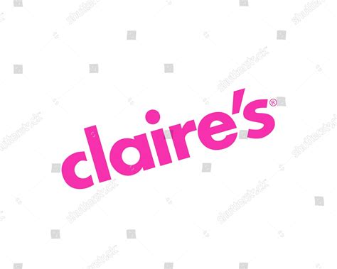 Claires Rotated Logo White Background Editorial Stock Photo - Stock ...