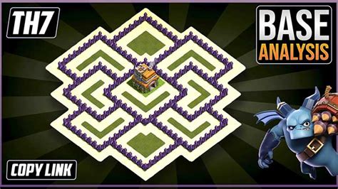 BEST Ultimate TH7 HYBRID/TROPHY[defense] Base 2020!! Town Hall 7 Hybrid ...