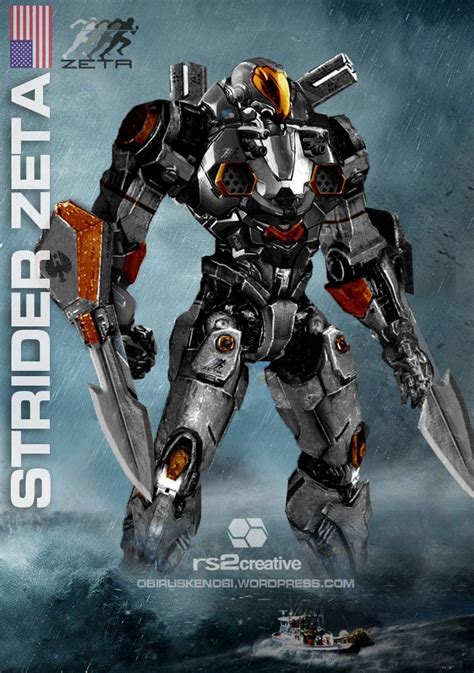 jaeger concept art | Strider Zeta Custom Jaeger Request by rs2studios ...