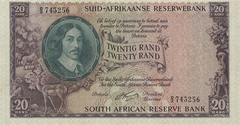 My Currency Collection: South African Currency 20 Rand banknote 1962 ...