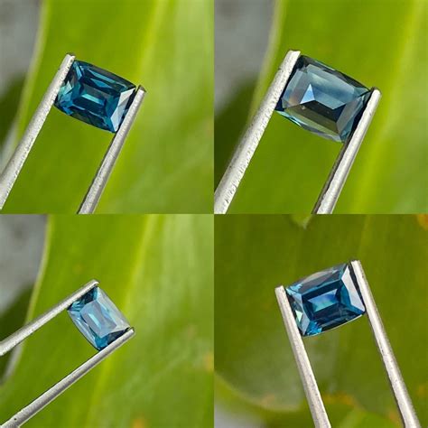 Australian Teal Sapphire 1.07 CT Cushion Shape Loose - Etsy