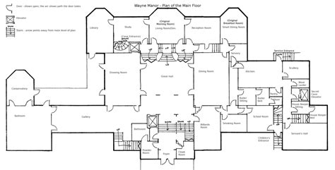 Wayne Manor Floor Plan - floorplans.click