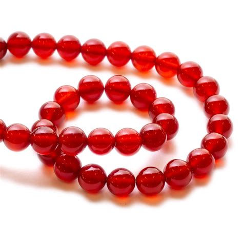 Carnelian Round Beads