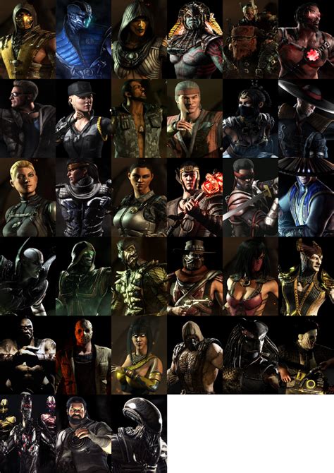 Mortal Kombat X Characters by MnstrFrc on DeviantArt