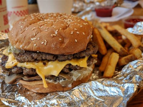 Yummy Foooooood - Five Guys Cheeseburger & Fries