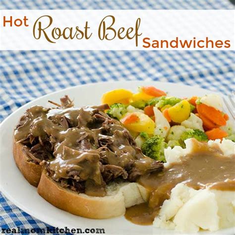 Slow Cooker Hot Roast Beef Sandwiches | Real Mom Kitchen