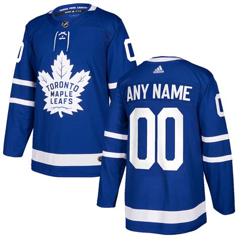 adidas Toronto Maple Leafs Blue Authentic Custom Jersey