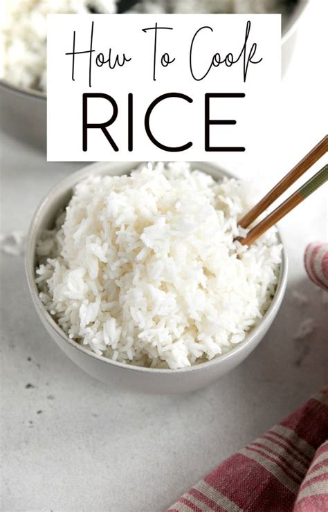 How to Cook Perfect Rice on the Stove | Recipe | How to cook rice, Rice ...