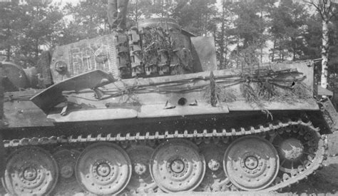 Tiger 1 knocked out by British tank, Northern Germany, April 1945 : r ...