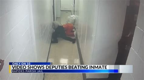 KLFY EXCLUSIVE: Video of deputies at Rapides Parish jail beating inmate ...