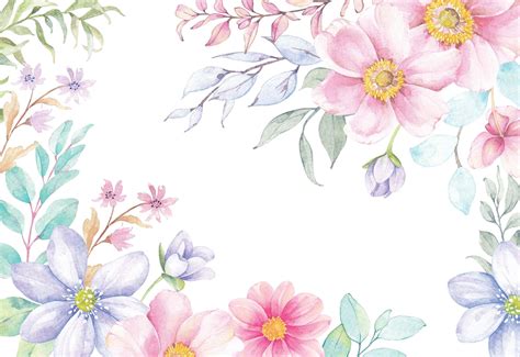 Spring Flowers Watercolor Wallpapers - Top Free Spring Flowers ...