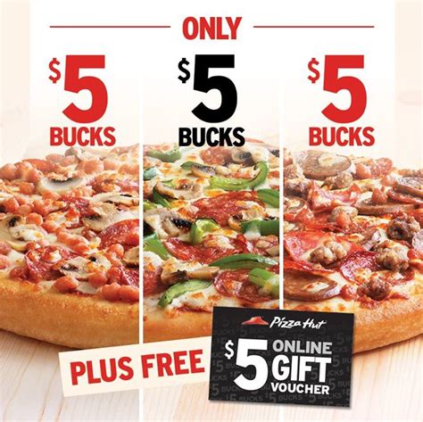 Pizza Hut Canada: 5 Bucks Pizza is Back