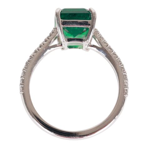 Tiffany Novo 2.91 Carat Emerald Engagement Ring