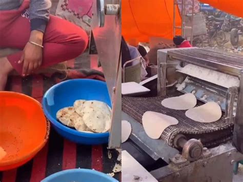 Watch: Farmers install automatic roti machine at protest site