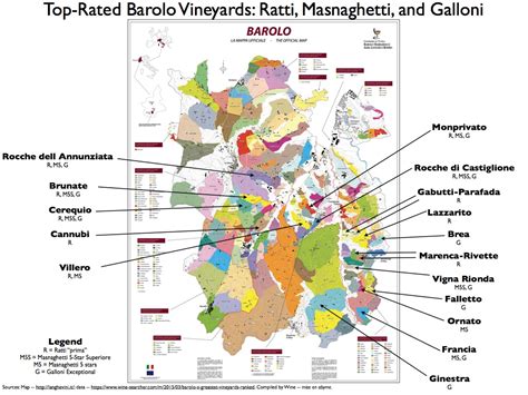 Wine -- Mise en abyme: The 18 greatest vineyards in the Barolo zone