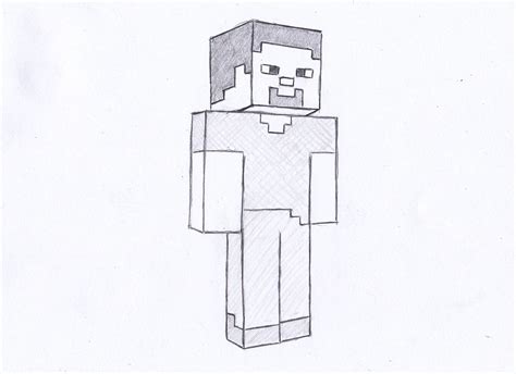 How Draw Minecraft Drawings Sketch Template | Minecraft drawings ...