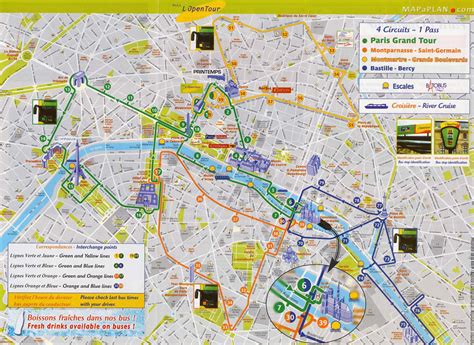 Map Of Paris For Tourists: