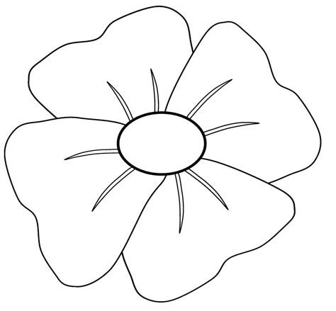 Poppy Template - ClipArt Best