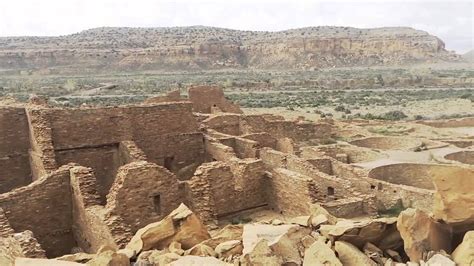 Chaco Canyon - Panoramic view of Pueblo Bonito - YouTube