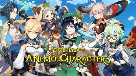 Genshin Impact: All Anemo Characters (Updated December 2022) - The Click